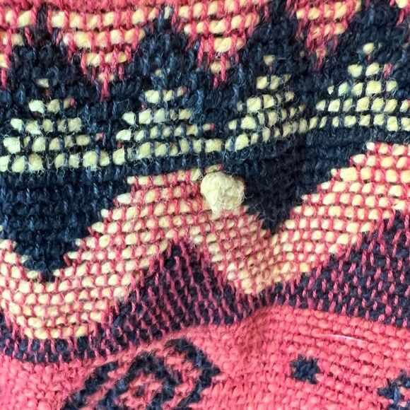 Vintage New Identity Southwest Cropped Gaucho Tapestry Blanket Jacket - Picture 8 of 10